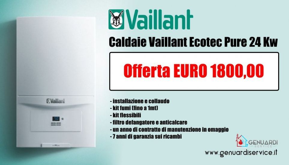 Promo Caldaie Vaillant Ecotec Pure 24 Kw